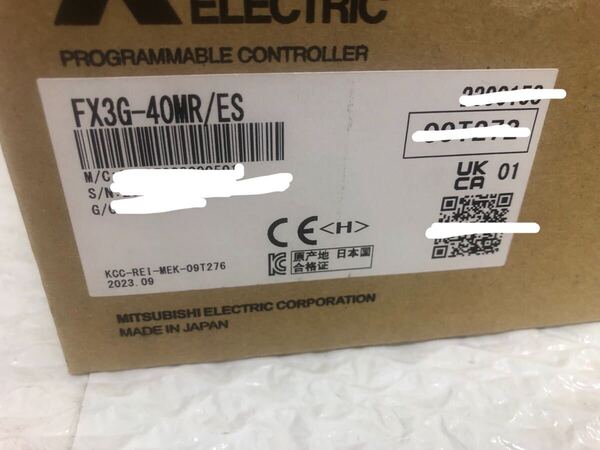 新品未開封2023年製三菱電機 FX3G-40MR/ES 正規品動作保証 国内から即日発送 B-1