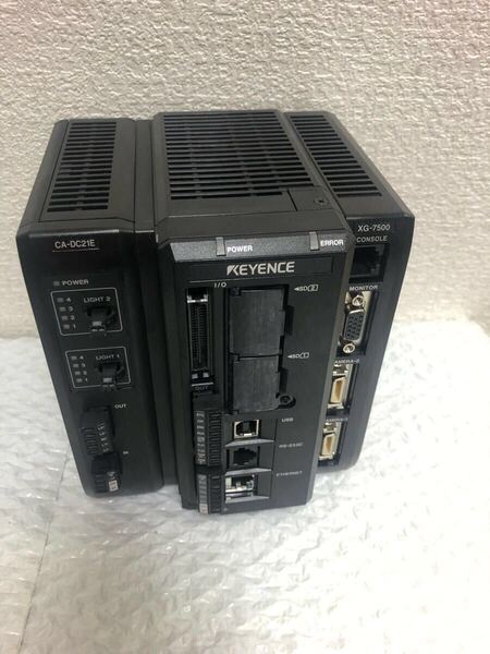 中古美品KEYENCEキーエンス XG-7500/CA-DC21E正規品動作保証 国内から即日発送 A-1