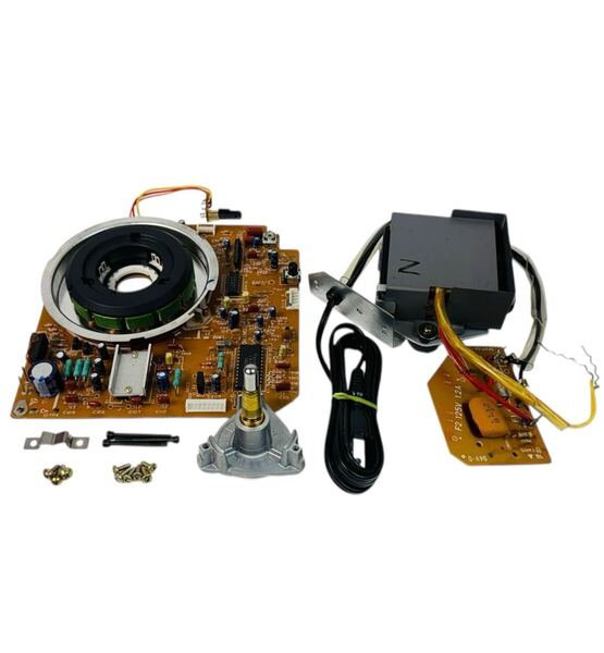 ⑨ Technics テクニクス SL-1200MK5 ターンテーブル メイン基板 基盤 シャフトユニット 電源トランス セット