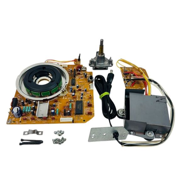 ⑥ Technics テクニクス SL-1200MK5 ターンテーブル メイン基板 基盤 シャフトユニット 電源トランス セット