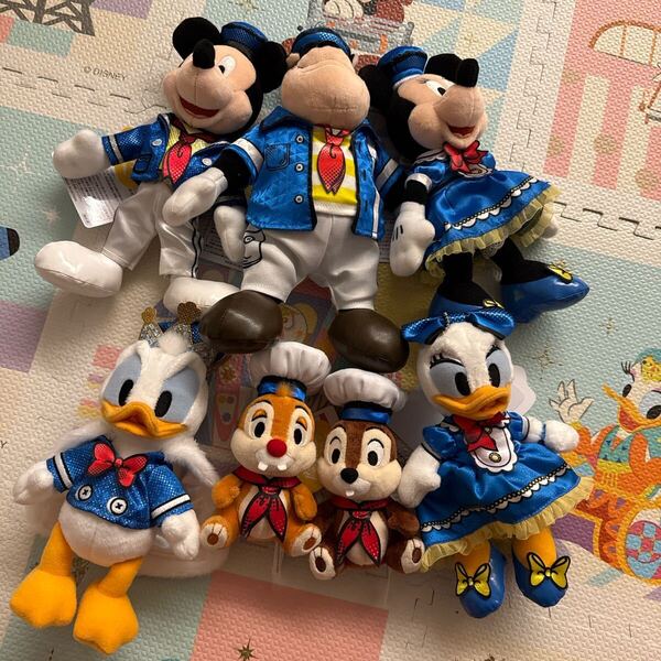 東京ディズニーランド ドナルド パルパルーザ ぬいぐるみバッジ ぬいば 全6種 ミッキー ミニー ディズニー TDR タグ付