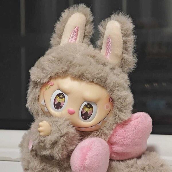 LABUBU エンジェルシリーズ ラブブ ぬいぐるみ キーホルダー