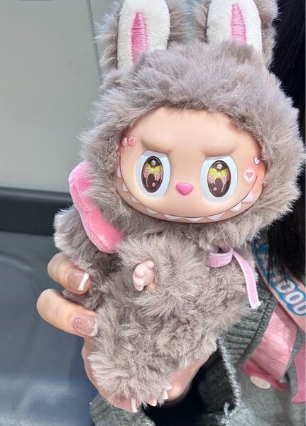 LABUBU エンジェルシリーズ ラブブ ぬいぐるみ キーホルダー