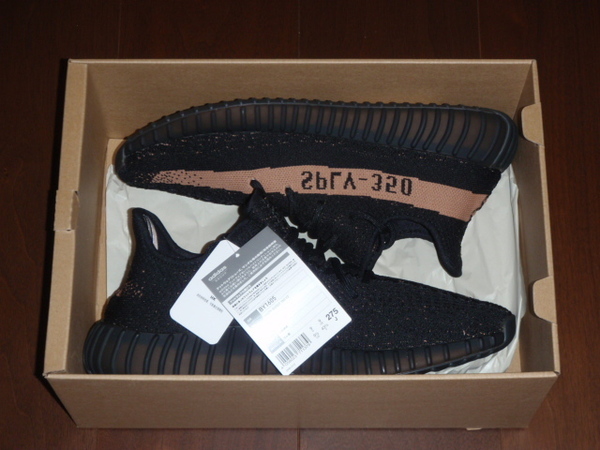 adidas Originals YEEZY BOOST 350 V2 CORE BLACK COPPER イージー ブースト コア ブラック コッパー 27.5cm US9.5 国内正規品 BY1605