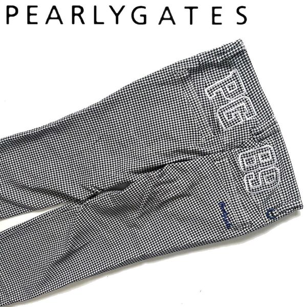 【送料無料】Pearly gates パーリーゲイツ 千鳥格子柄 メンズ ゴルフパンツ 3 S ズボン ロゴ 刺繍