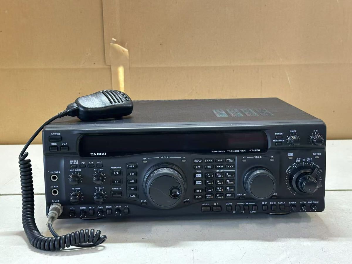YAESU FT-920 100W トランシーバー 現状品 Yahoo!オークション -「ft-920」(トランシーバー) (アマチュア