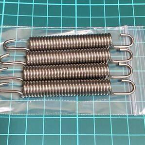 チャンバー用 スプリング 4本 85mm 新品未使用 検索 NSR250R TZR250R RGV250 HRC Jha ハルクプロ ドッグファイト ロスマンズ 3