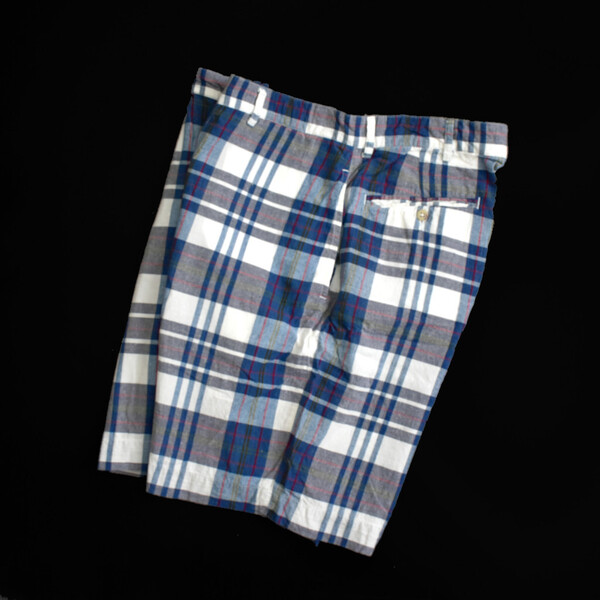 90s POLO by Ralph Lauren ポロ ラルフローレン インド マドラス ショーツ 34 チェック ショートパンツ ハーフパンツ