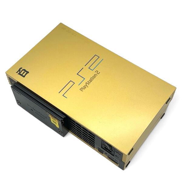 【極美品】SONY PS2 本体 SCPH-55000GU 百式ゴールド PlayStation2 プレイステーション2 プレステ2