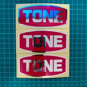 TONE トネ ロゴ ステッカー 3枚 シール デカール