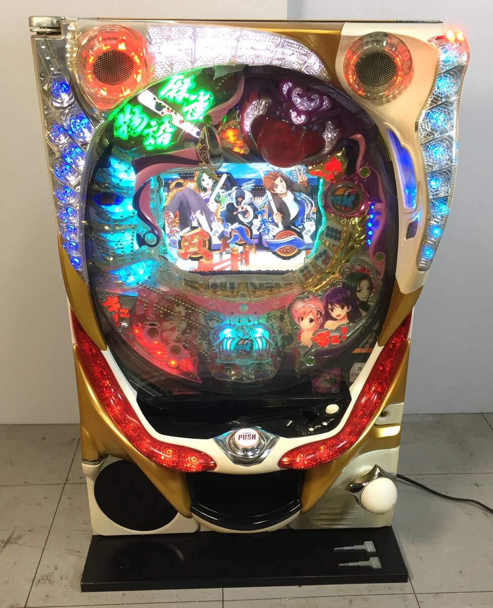 パチンコ 実機 平和 CR麻雀物語2 299ver オートコントローラー 519 パチンコ 実機 平和 CR麻雀物語2 299ver オートコントローラー