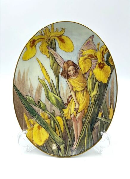 ROYAL WORCESTER ロイヤル ウースター アイリスの妖精 フラワー フェアリーズ シシリー メアリー バーカー イギリス 飾り皿 プレート