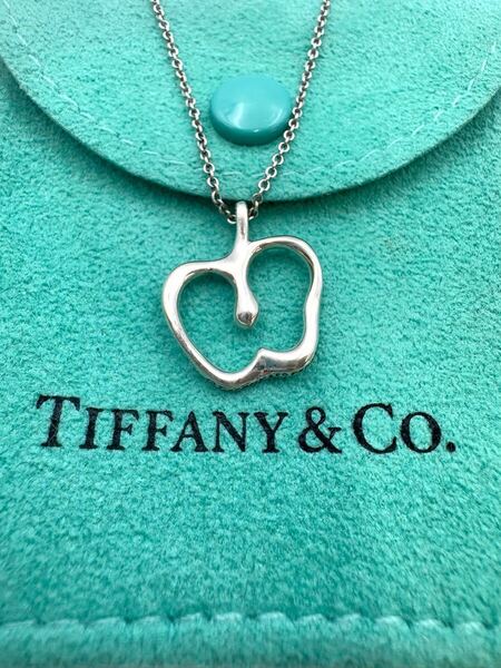 TIFFANY&Co. TIFFANY ティファニー アップル ネックレス シルバー 925 レディース チャーム ペンダント