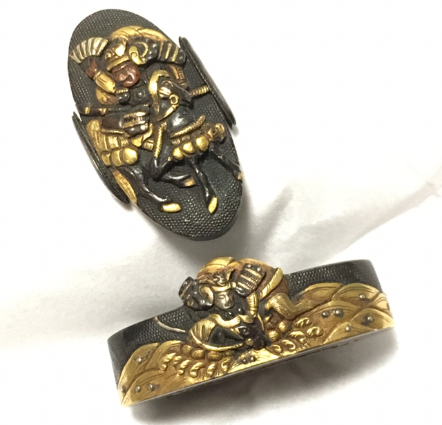 Yahoo!オークション -「武者」(鍔、刀装具) (武具)の落札相場
