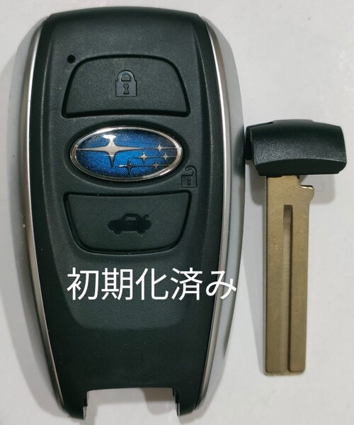 初期化済スバル純正スマートキー3ボタン基盤番号231451-7000 007-AD0098 14AHHノーカットキー付き新品電池サービス ⑲
