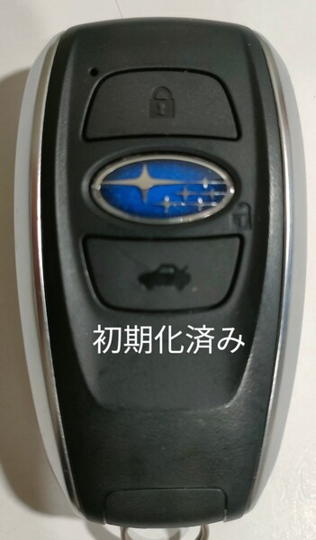 初期化済スバル純正スマートキー3ボタン基盤番号231451-7000 007-AD0098 14AHH新品電池サービス⑦
