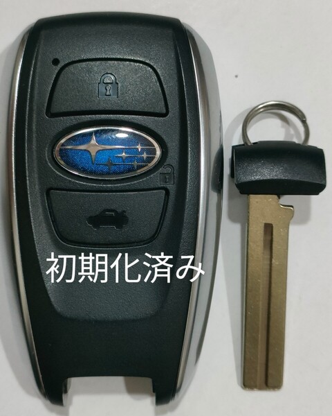 初期化済スバル純正スマートキー3ボタン基盤番号231451-7000 007-AD0098 14AHHノーカットキー付き新品電池サービス 6