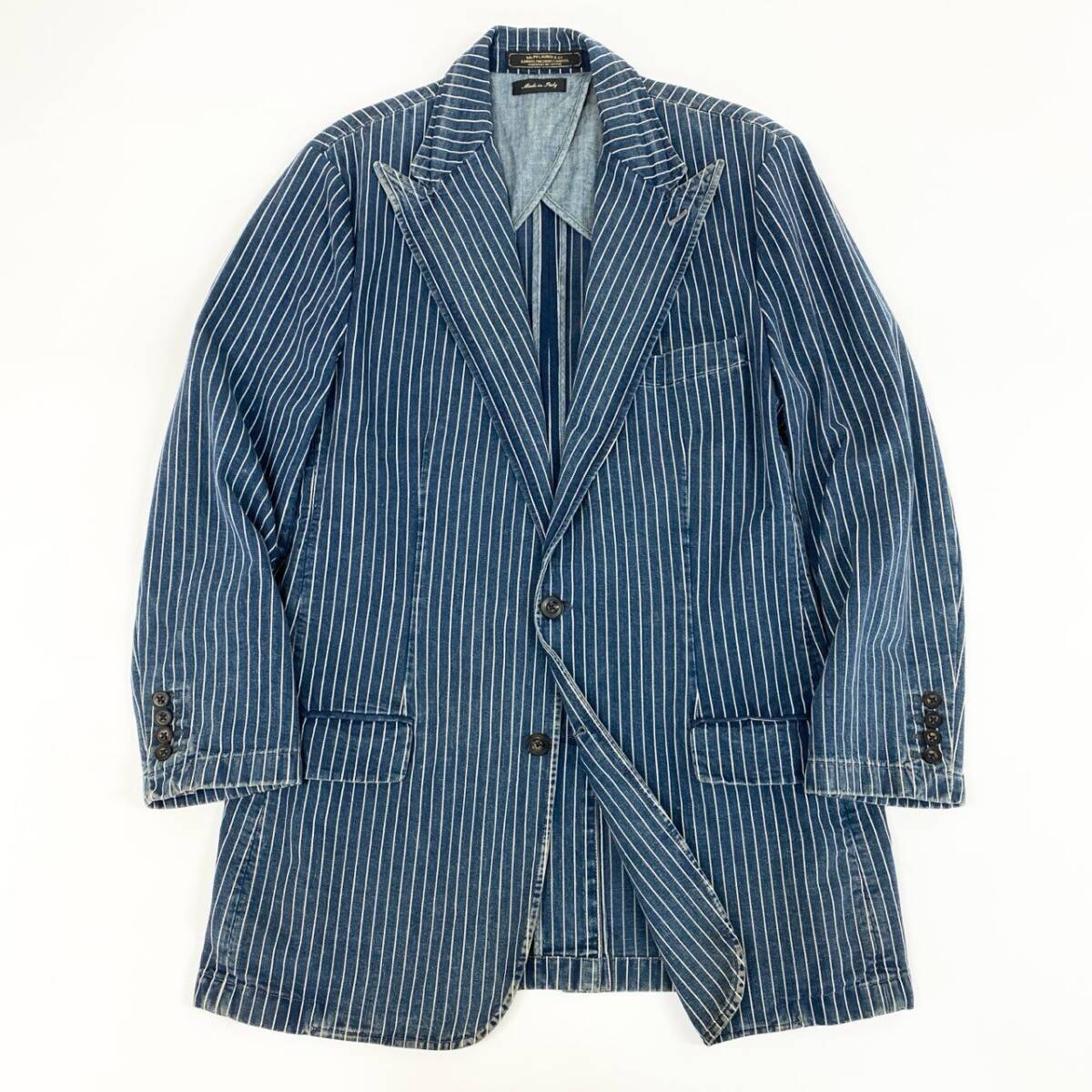 RALPH LAUREN インディゴヒッコリーストライプジャケット RALPH LAUREN インディゴヒッコリーストライプジャケット - メルカリ