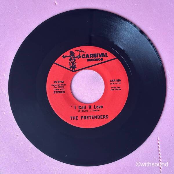 USオリジナル THE PRETENDERS I Call It Love/It's Everything About You US ORIG 45 1980 CARNIVAL CAR-560