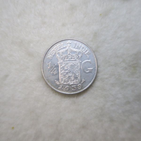オランダ領東インド 2-1/2セント銅貨 1858年 古銭 アジア 外国