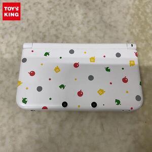 1円〜 破損 動確/初期化済 ソフトDL不可 箱無 ニンテンドー3DS LL SPR-001 とびだせ どうぶつの森仕様