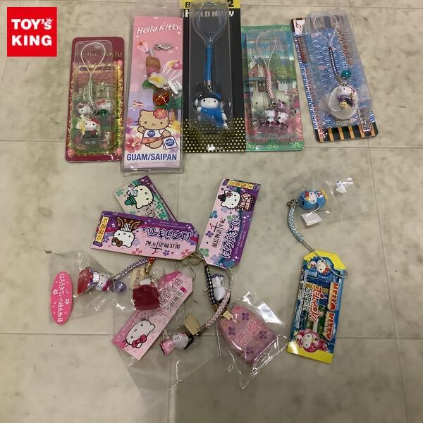 ご当地キティ 信州限定 軽井沢 ストラップ キーホルダー セット