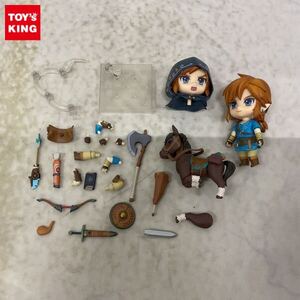 1円〜 ジャンク 箱無 ねんどろいど 733-DX ゼルダの伝説 リンク ブレス オブ ザ ワイルドVer. DXエディション