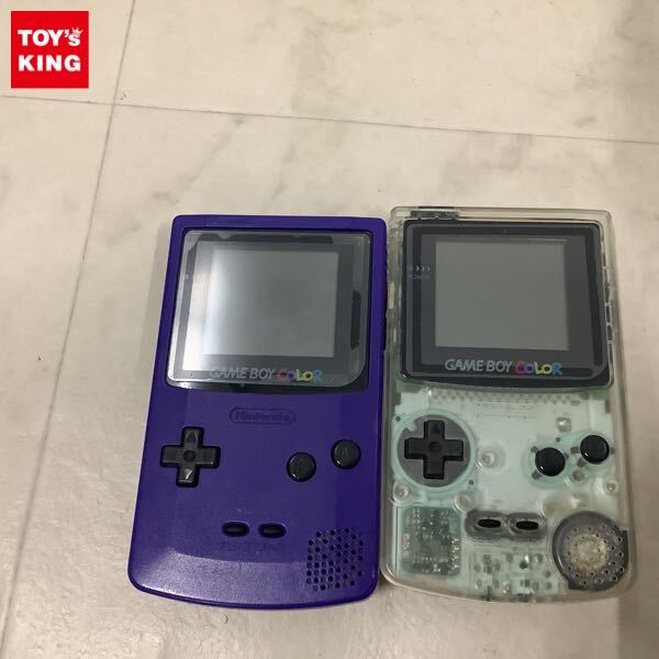 ゲームボーイポケット MGB-001 パープル クリア テレビゲーム
