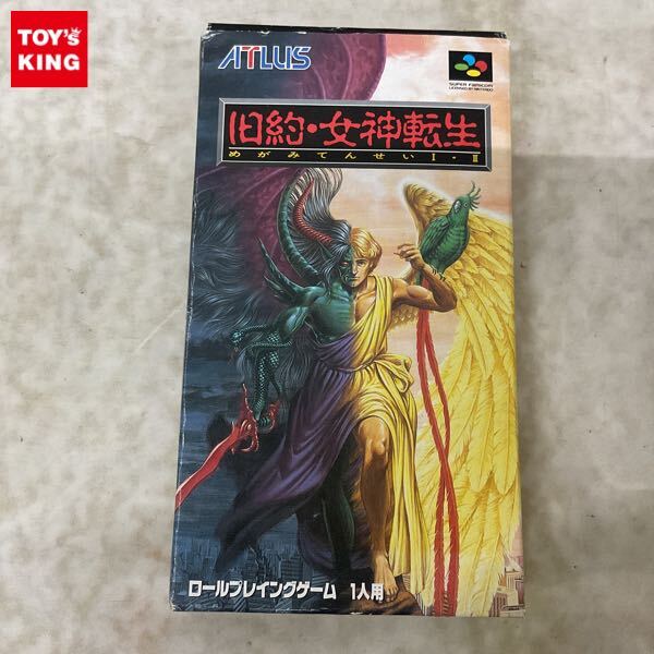 SFC 真女神転生・Ⅱ・if・旧約女神転生 箱説ハガキ付き アトラス