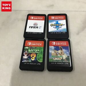 1円〜 Nintendo Switch ポケットモンスターイーブイ ルイージマンション3 他