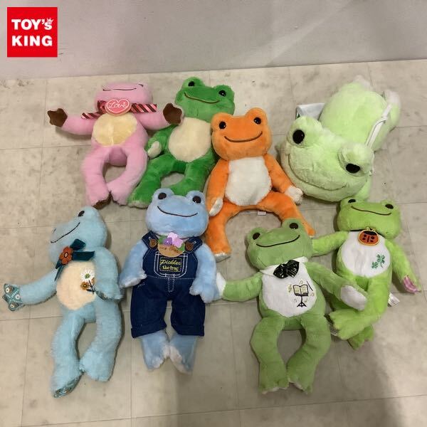 カエル　ピクルス　ぬいぐるみ 4体　まとめ売り Yahoo!オークション -「かえる ピクルス ぬいぐるみ」の落札相場