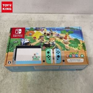 1円〜 動確/初期化済 ソフトDL不可 Nintendo Switch HAC-001(-01) あつまれ どうぶつの森セット