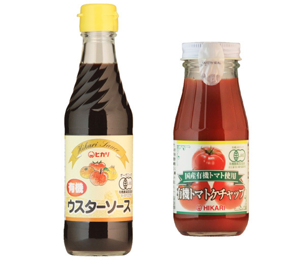 有機ウスターソース(250ml)&国産有機トマト使用 有機トマトケチャップ(200g)★オーガニック★無添加・無化学調味料★幅広いお料理に(*^^*)