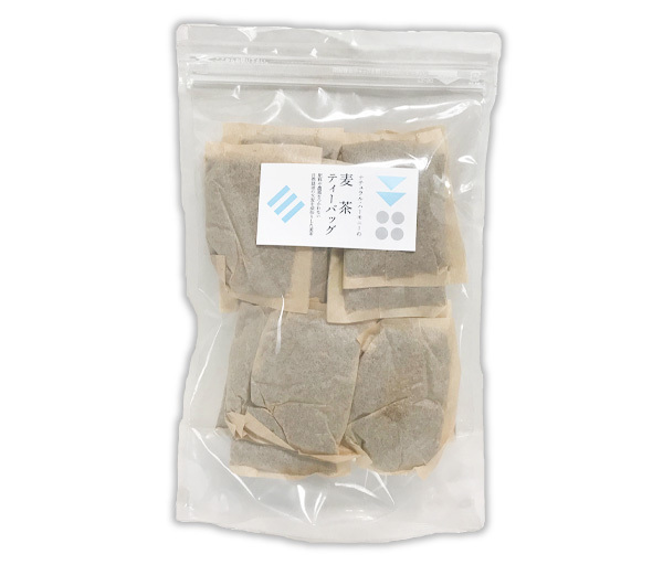 自然栽培 麦茶(200g(10g×20TB)★ティーバッグ★無農薬・無肥料の大麦使用★伝統的な砂釜焙煎★無添加★ノンカフェイン★熱中症対策に♪