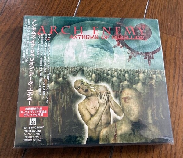 【運賃込み】ARCH ENEMY アーチ エネミー anthems of rebellion 北欧 メロデス 国内盤 初回盤 DVD付 CD 中古 帯付き