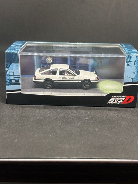 ホビージャパン1/64頭文字DトヨタAE86フィギュア付き