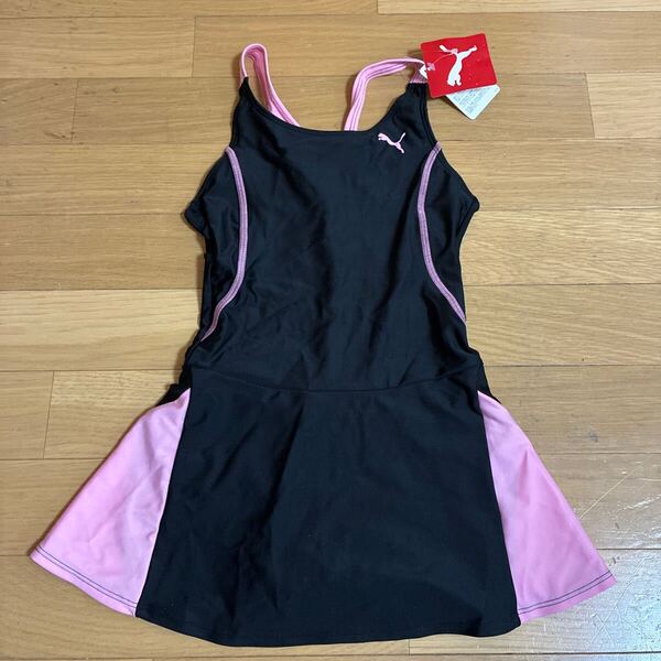タグ付き プーマ ワンピース水着 140センチ ピンク 子供用 キッズ 女の子女子 水泳