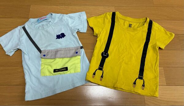 男の子 半袖Tシャツ 90センチ 2枚セット トップス キッズ ベビー服 男子 グラニフ 機関車トーマス 子供服