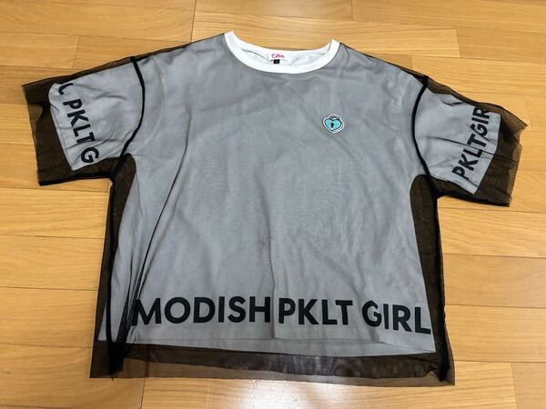 ピンクラテ 半袖Tシャツ 160センチ サイズS トップス キッズジュニア 女の子女子 子供服 半袖カットソー