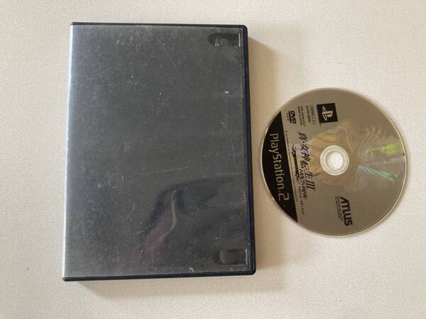 25-PS2-425-T ジャンク動作品 プレイステーション2 真・女神転生3 マニアクス