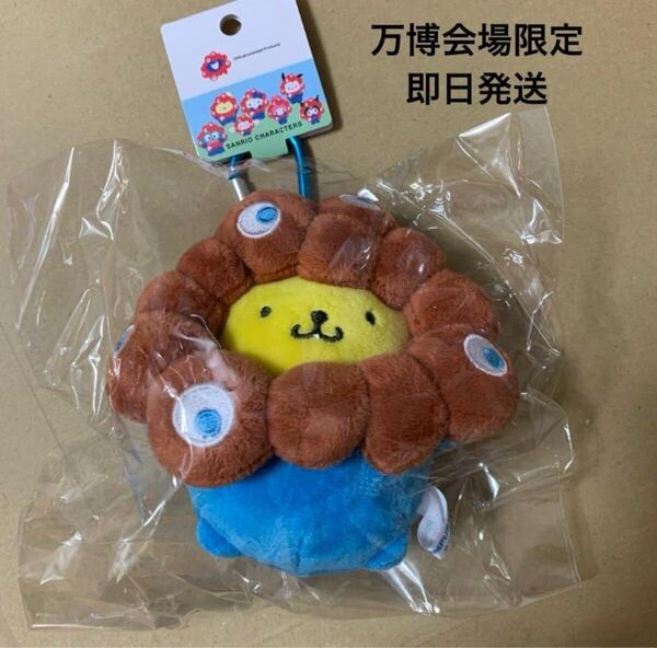 大阪関西万博 サンリオ ミャクミャクなりきりぬいぐるみ キーホルダー ポムポムプリン マスコット キティ マイメロ