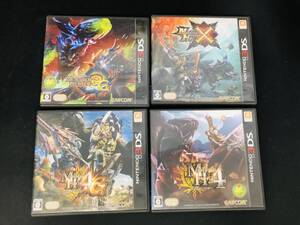 モンスターハンタークロス モンスターハンター 3G モンスターハンター 4 4G 即購入!! 4本 セット