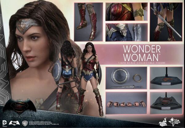 【ホットトイズ】ワンダーウーマン BVS版 美品 バットマン ジャスティスリーグ