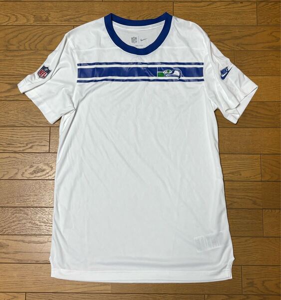 NFL SEATTLE SEAHAWKS NIKE DRI-FIT MEN’S SHORT SLEEVE T-SHIRTS size-S(着丈71身幅51) 未使用 送料無料 NCNR