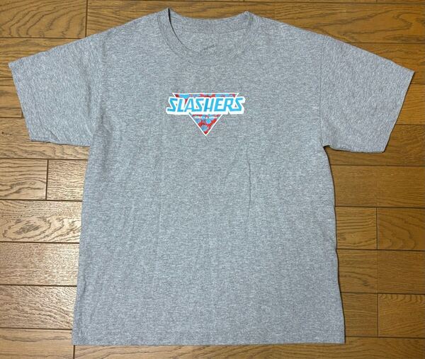 SLASHER “HONOLULU HAWAII” SHORT SLEEVE T-SHIRTS size-S(着丈57身幅47) 中古 送料無料 NCNR