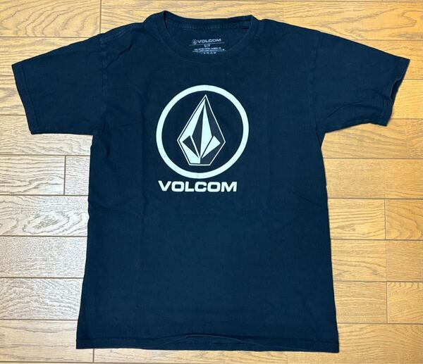 VOLCOM MEN’S SHORT SLEEVE T-SHIRTS size-S(着丈60身幅46) 中古(美品) 送料無料 NCNR