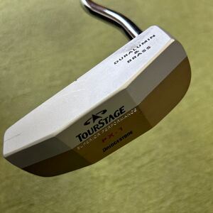 A907 редкий прекрасный товар Bridgestone Tour Stage PX-1 DURALUMIN&BRASS 34 дюймовый 571g Cyberstick вал