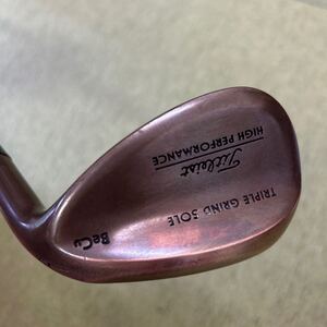A983 редкий Titleist TRIPLE GRIND SOLEbelilium медь LW 60° steel вал
