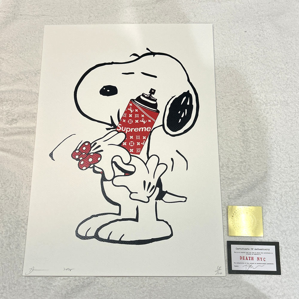 DEATH NYC 世界限定100枚アートポスタ モンキーDルフィ