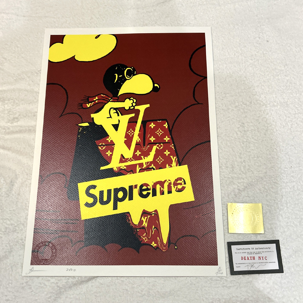 supreme playdead ポスター 非売品 Yahoo!オークション -「supreme シュプリーム」(版画) (美術品